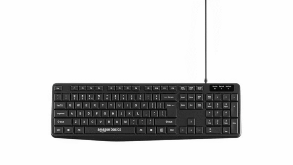amazon basics Wired Keyboard with 104