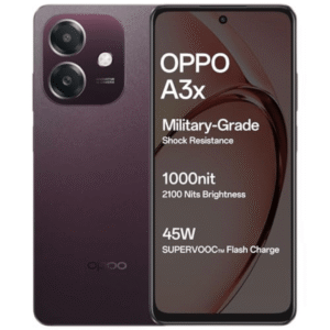 OPPO A3X 4G (Nebula Red, 4GB RAM, 64GB Storage