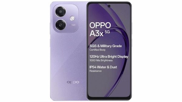 OPPO A3X 5G, 4GB RAM, 128GB Storage